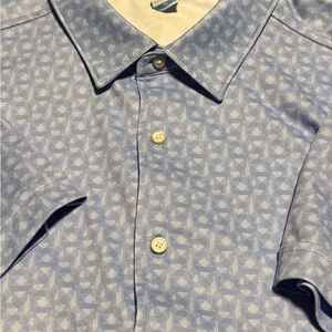 REV 3 Men’s Blue Button Up Shirt Size XL